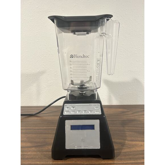 Blendtec ES3 Total Blender w Lid & 36oz Wildside Pitcher Low Use 104 Cycle Count